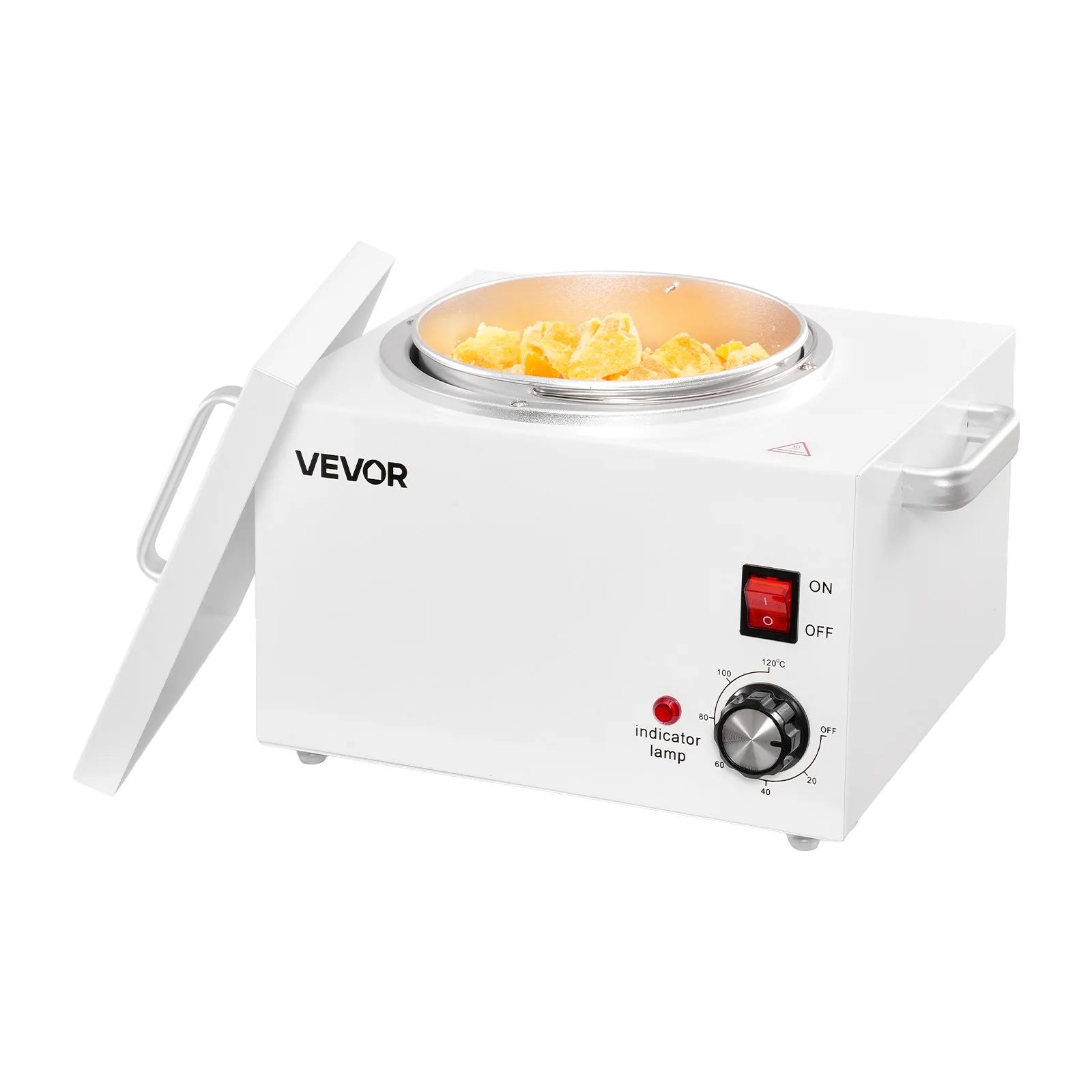 VEVOR Single Wax Warmer 3000ML Wax Warmer for Hair Removal 32-248 ℉ Adjustable