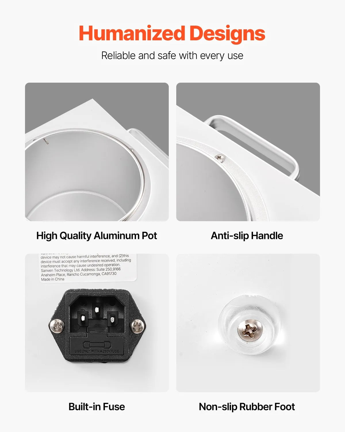 VEVOR Single Pot Wax Warmer 3000ML 300W Professional Wax Warmer for Hair Removal