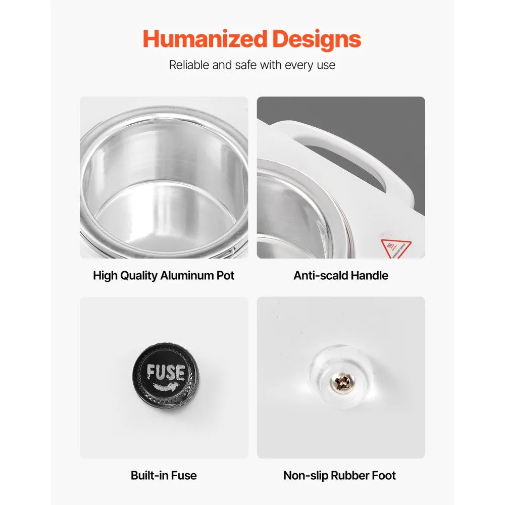 Professional Double Wax Warmer – 1200ML Dual Pot Hair Removal Heater with Adjustable Temperature & 50 Wax Sticks