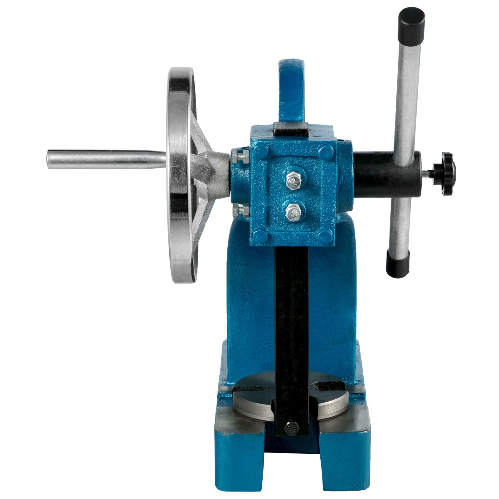 VEVOR Heavy Duty Arbor Press 1 Ton, Manual Arbor Press with Handwheel, Manual Desktop Metal Arbor Press 4-5/8 Inch Max. Working Height, for Riveting Punching Holes