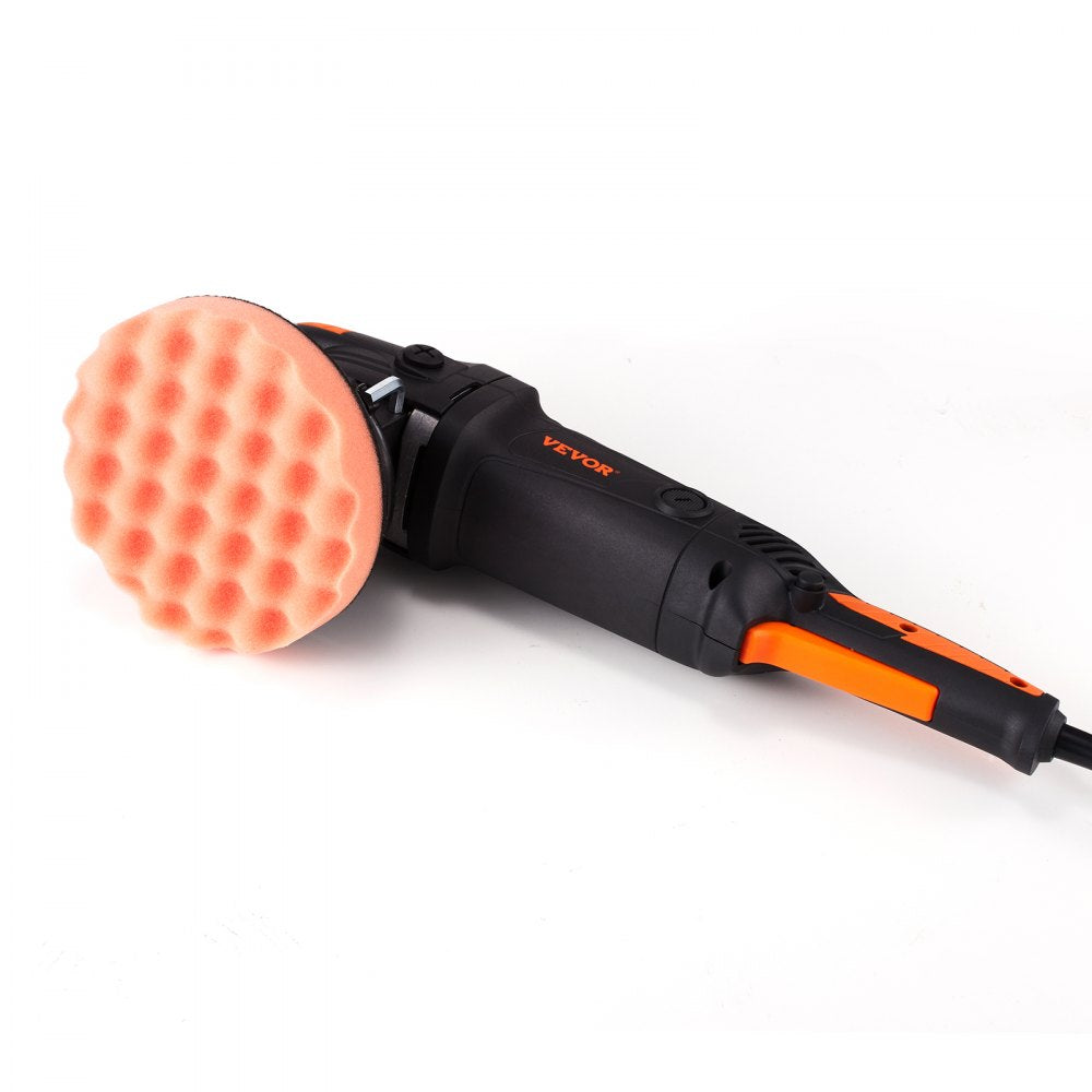 VEVOR Car Polisher Buffer Sander Waxer Kit 6 Variable speed 6" 4600W w/ Pads