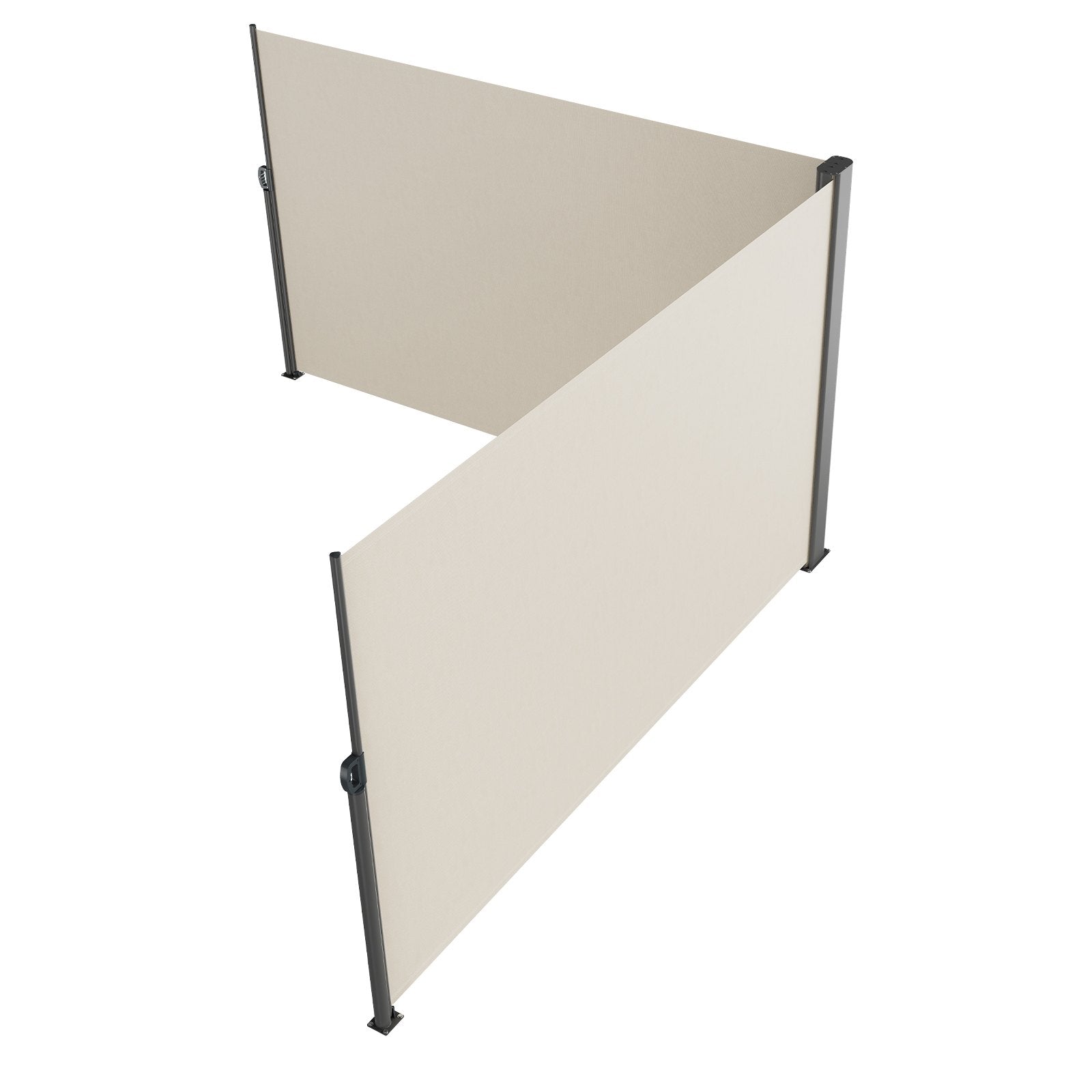 Retractable Side Awning Patio Screen Retractable Fence 63x236inch Privacy Screen