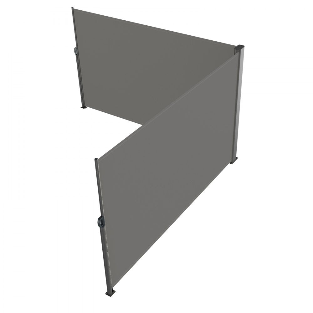 Retractable Side Awning Patio Screen Retractable Fence 71x236inch Privacy Screen