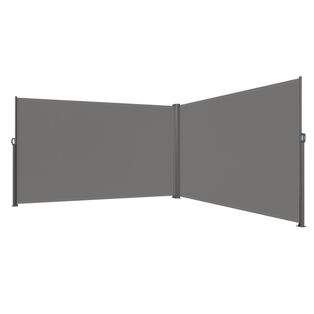Retractable Side Awning Patio Screen Retractable Fence 71x236inch Privacy Screen