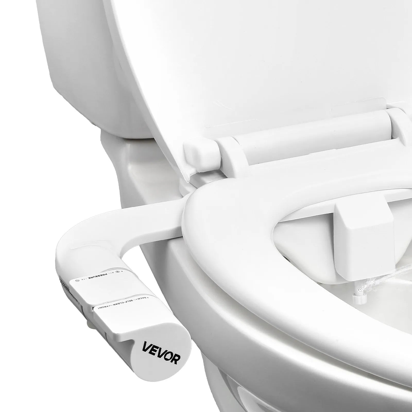 VEVOR Bidet Attachment for Toilet Self-Cleaning Dual Nozzles Adjustable Pressure