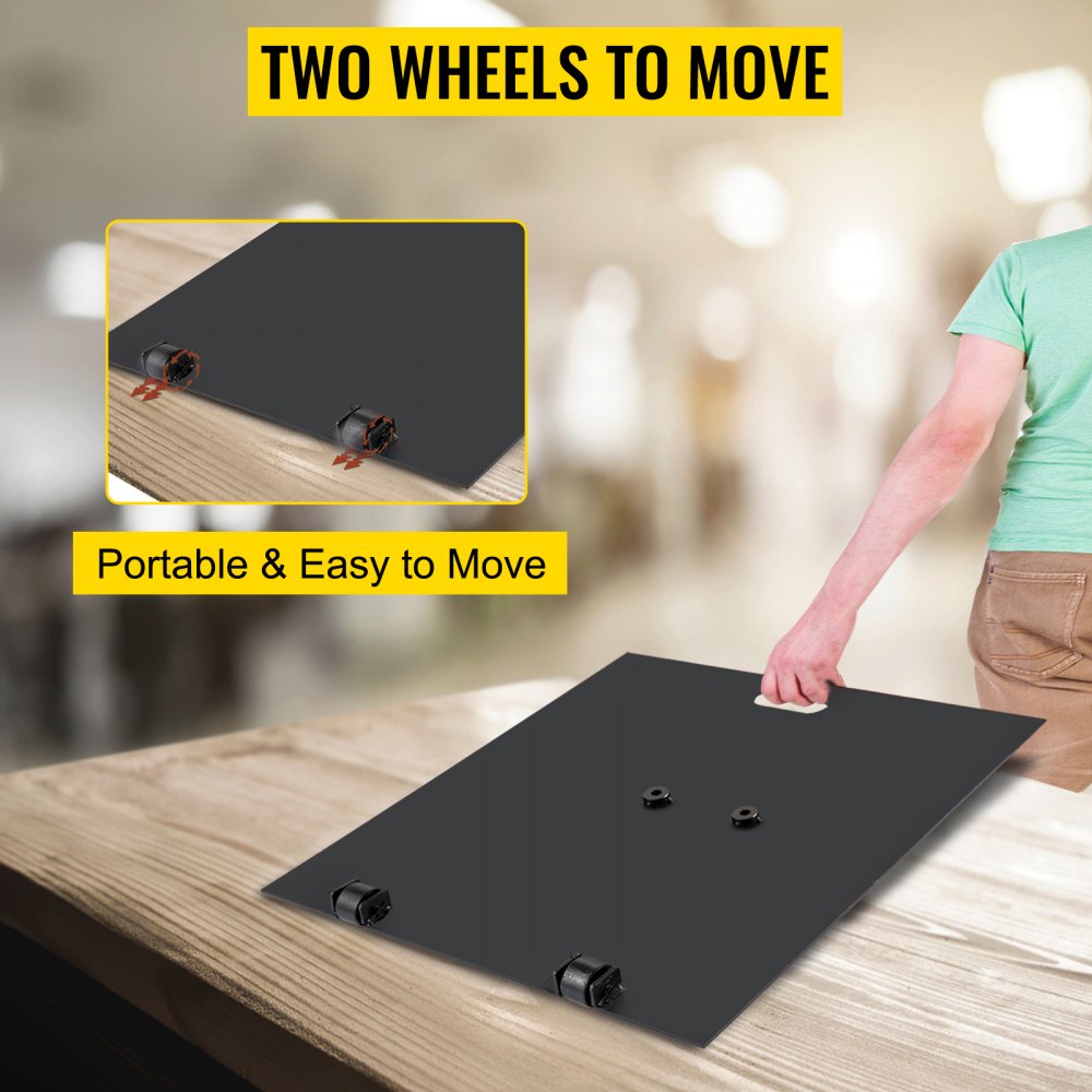 VEVOR Umbrella Base, 24" Square Heavy Duty Umbrella Base, 32lbs Umbrella's Holder Stand, Cast Iron Umbrella Base for 1.5-2" Umbrella Pole Market Umbrella Base with 14" Height Pipe for Yard/Garden/Deck