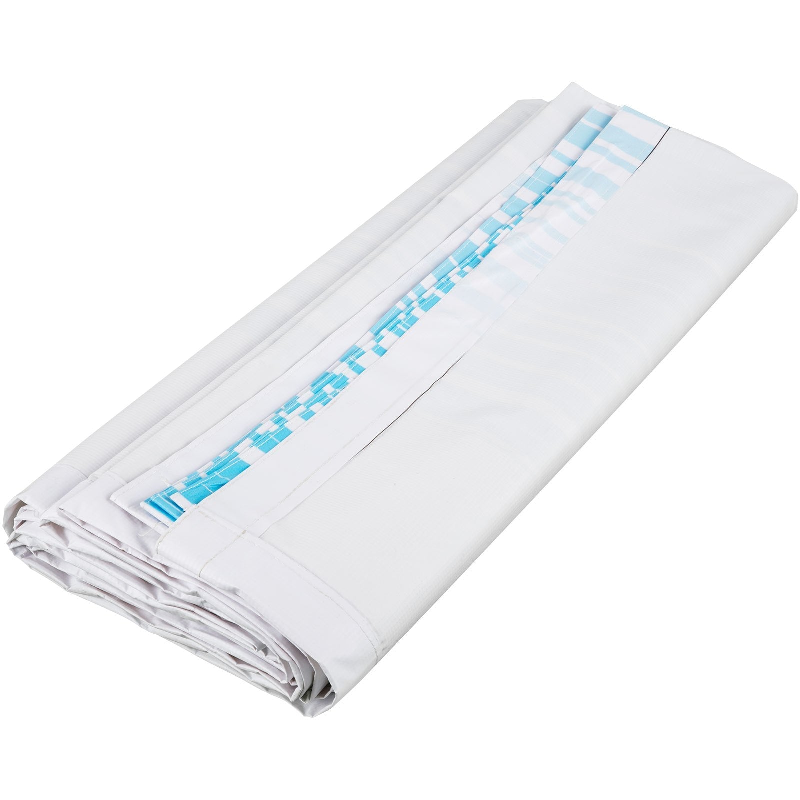 VEVOR RV Awning 16' Camper Awning Fabric, Trailer Awning Canopy Patio Camping Car Awning, Durable 15oz Vinyl Roller Tube for RV, Van, SUV, Patio Awning Replacement Ocean Blue Fade