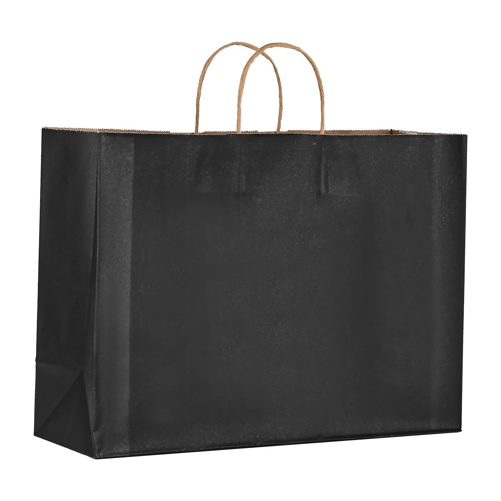 VEVOR Kraft Paper Bags with Handles 100Pcs 16x6x12 in Party Shopping Bag Black