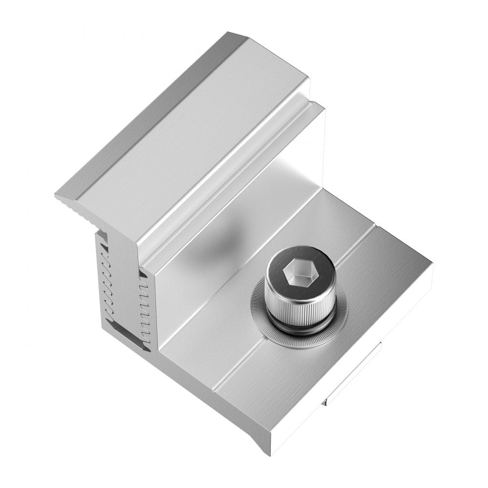 VEVOR Solar Panel Z Mounting Bracket 35-50mm Adjustable Bracket End Clamps 20PCS