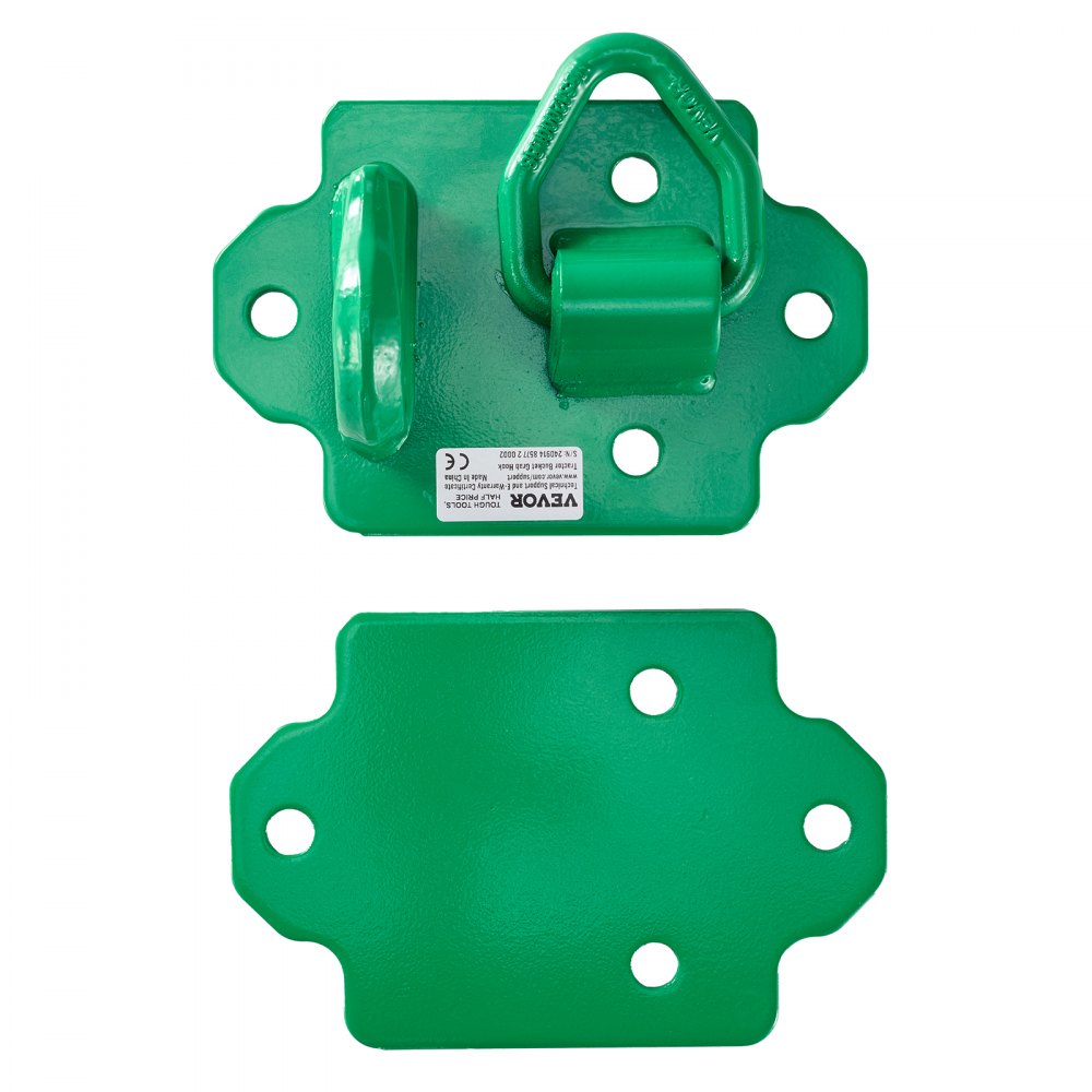 VEVOR 3/8" Tractor Bucket Hooks Grade 70 Steel Grab Hooks 12,000 lbs for RV UTV