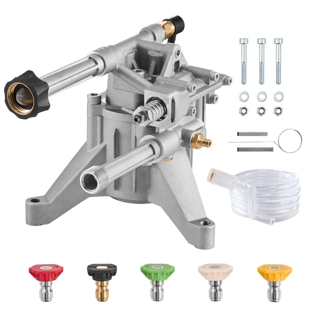 VEVOR Pressure Washer Pump 7/8" Shaft Vertical 3100 PSI 2.5GPM with 5 Nozzles