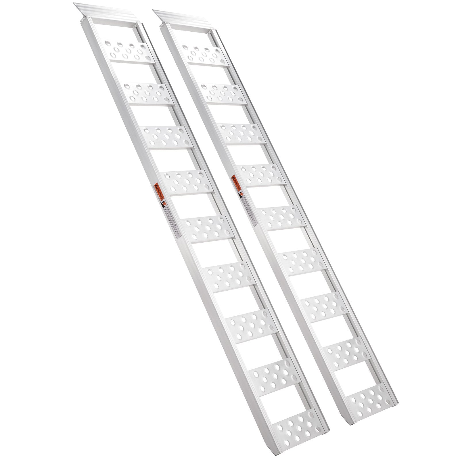 VEVOR Aluminum Ramps with Treads 1250 lbs 78" x 12" for ATV UTV Motorcycle 2 Pcs