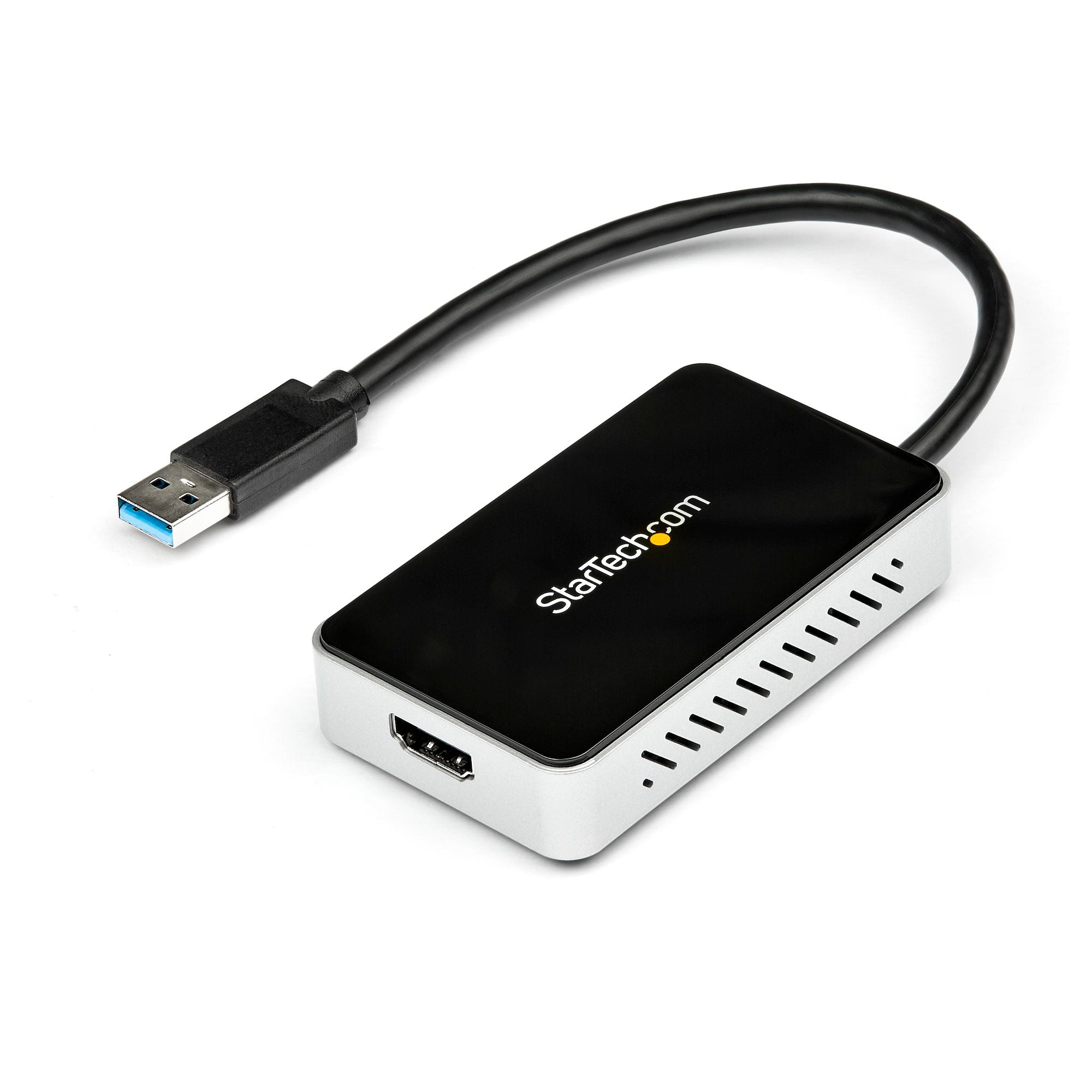 USB 3.0 to HDMI Adapter w/ 1x USB, USB to HDMI Monitor Converter for Windows (no support for macOS/ChromeOS/Linux) - TAA
