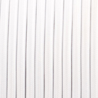 2 core round electric fabric cable white~1414