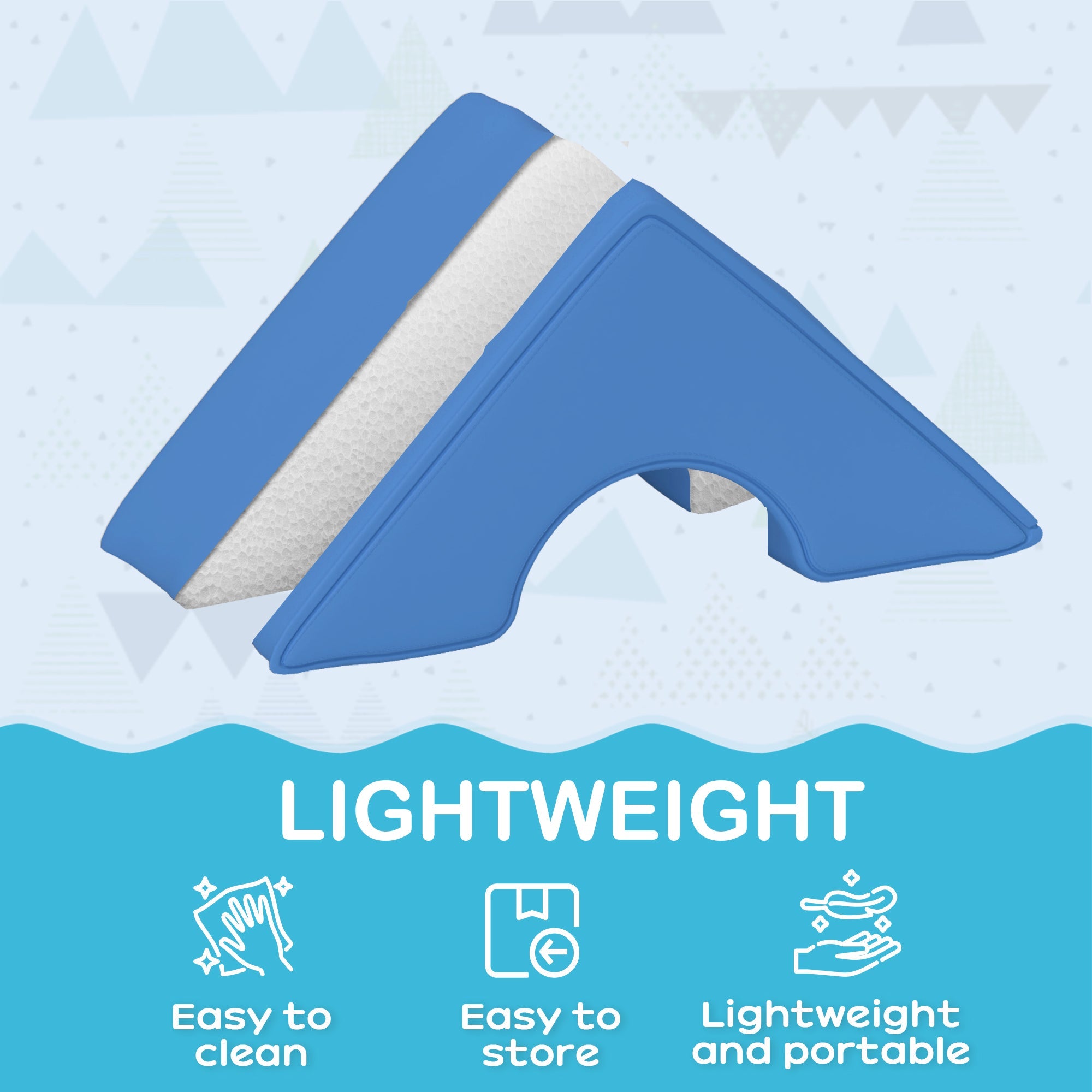 Qaba 11 Piece Soft Play Equipment for Kids 6-72 Months, Dark Colour