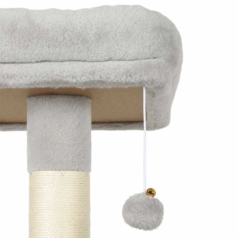 79" Tall Cat Tree for Large Cats with 2 Condos, 2 Beds, Hammock & 5 Scratching Posts