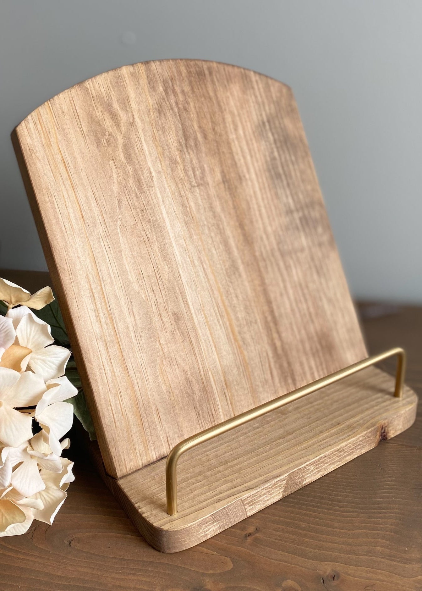 Walnut Cookbook Stand