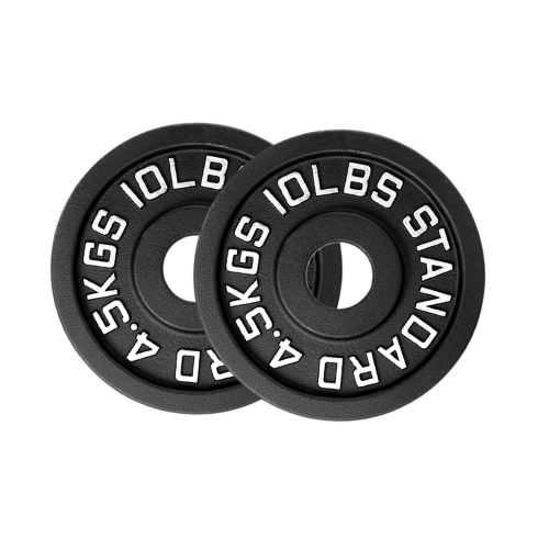 Squat Rack, Bench, Barbell & Weight Plates Stack