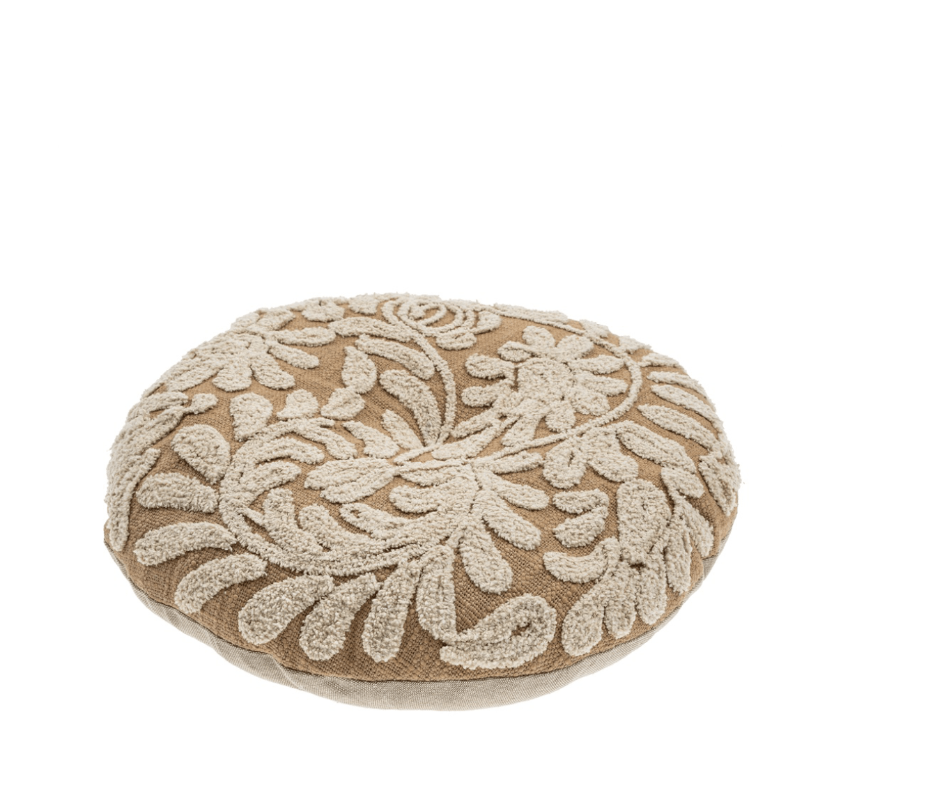 Wildflower Round Pillow – Sand