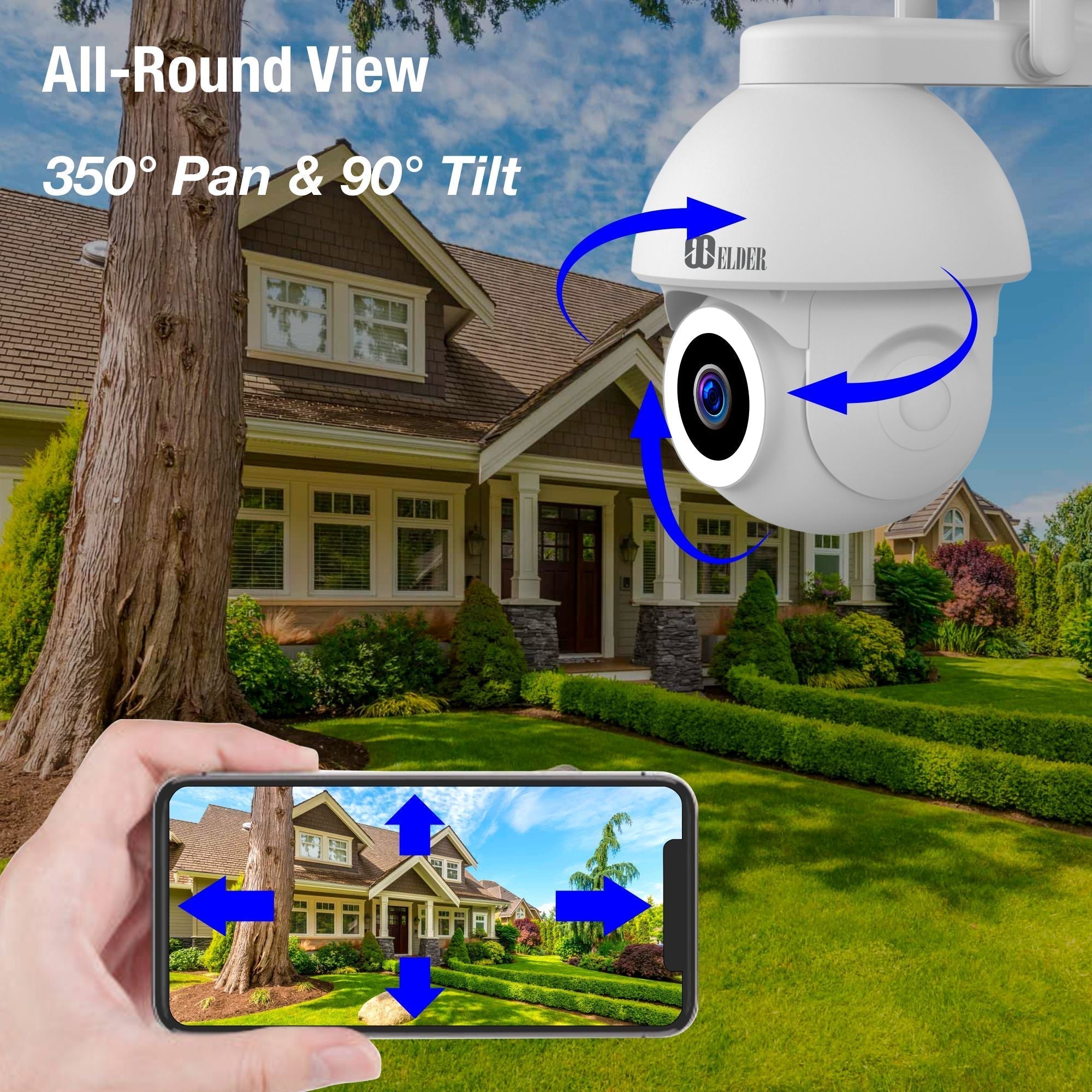 Alarm System & Security Camera Wireless 15-Piece WiFi & 4G Smart Home Alarm Kit DIY, Keypad, Outdoor Siren, Doorbell, Leak, Motion Sensors, Works with Hey Google & Alexa