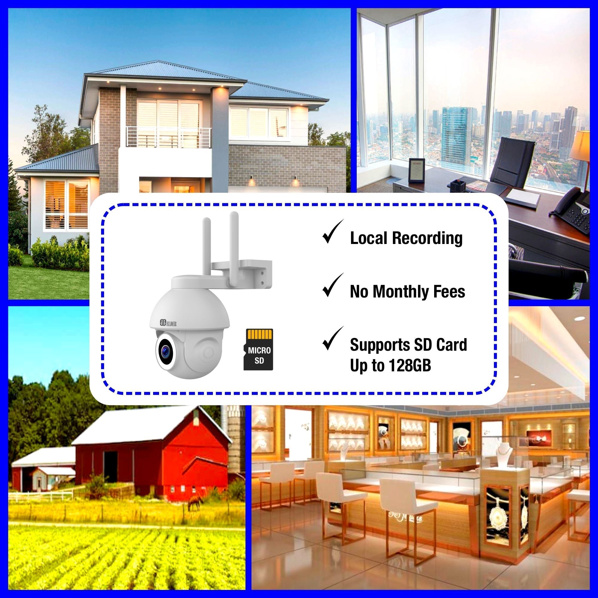 Alarm System & Security Camera Wireless 15-Piece WiFi & 4G Smart Home Alarm Kit DIY, Keypad, Outdoor Siren, Doorbell, Leak, Motion Sensors, Works with Hey Google & Alexa