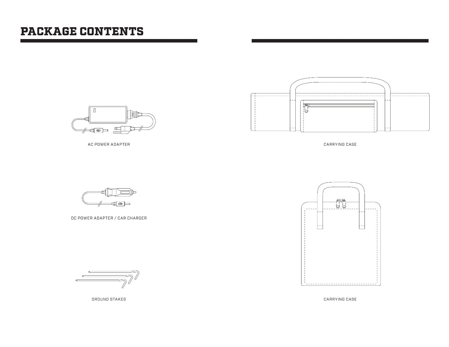 TRU De-LIGHT WHITENIGHT Multipurpose LED Solar / AC / DC - Garden, Camping Main Light + 4 Independent Detachable Multi Mode Side Lights / Tripod + Carrying Bag