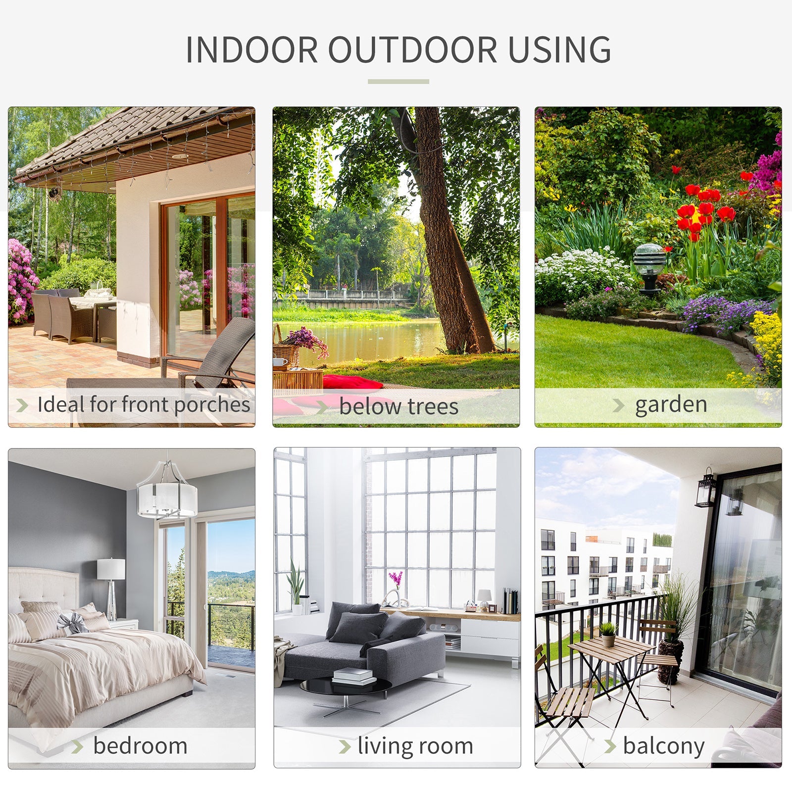 Outsunny Nylon Woven Hammock Chair Air Sky Hanging Swing Portable Outdoor Indoor Relaxation