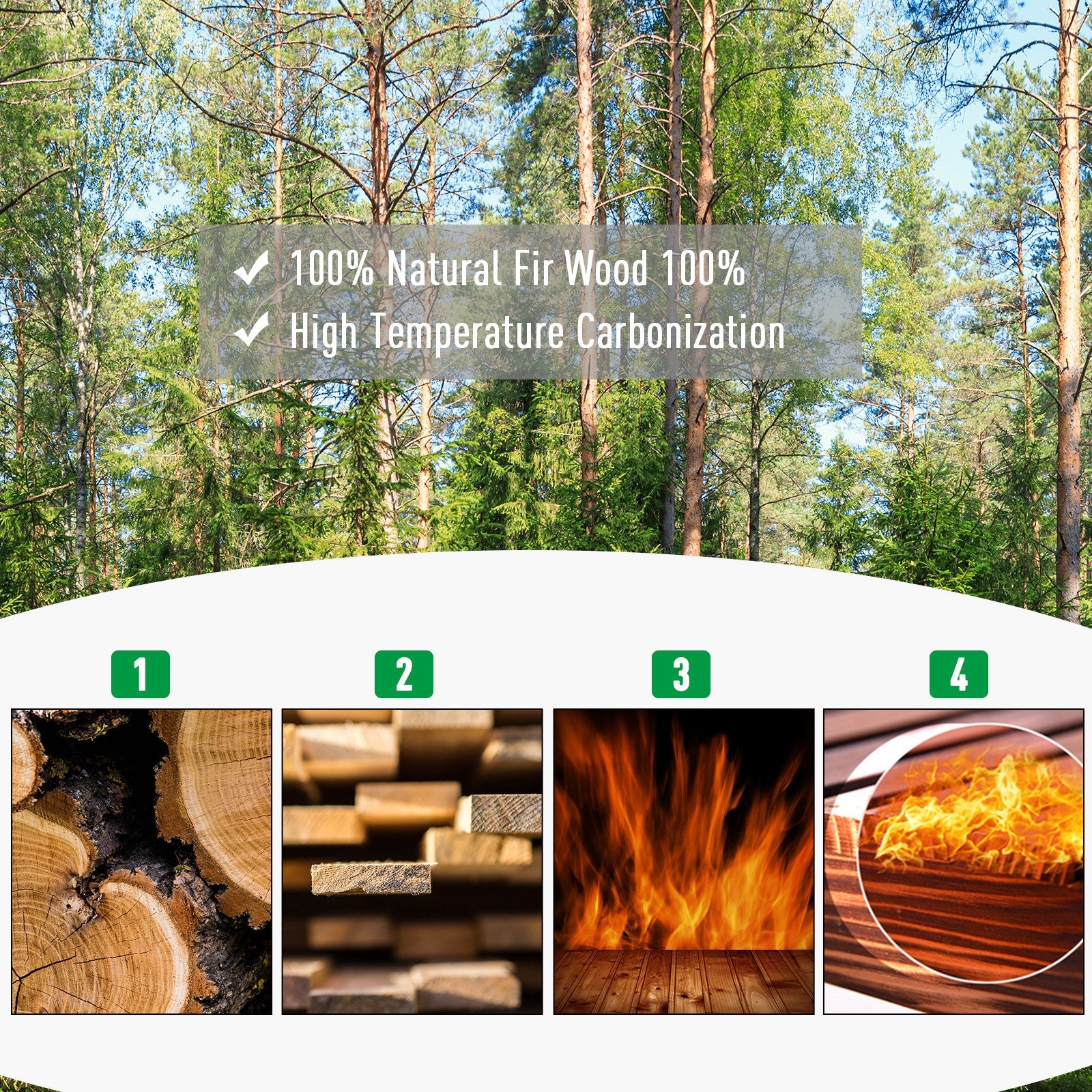 Outsunny Wooden Raised Garden Bed 37.5"x15" Outdoor Rectangular Planter Box for Vegetables Flowers Elevated Vegetable Planter