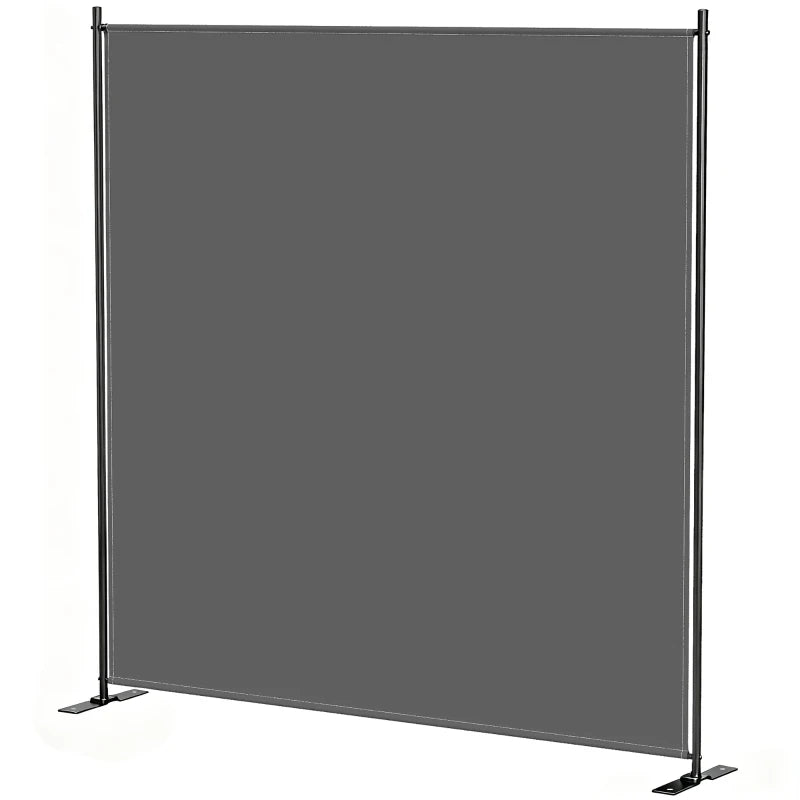 Outdoor Freestanding Outdoor Privacy Screen, Privacy Panel, 70.9" x 70.9", Dark Grey