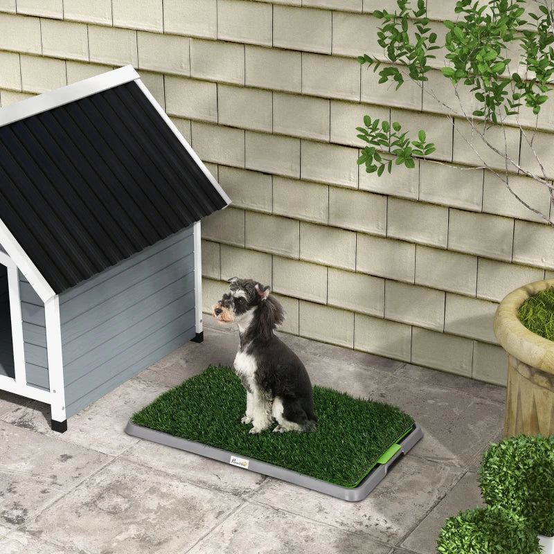 Artificial Grass Pee Pad for Dogs Potty Training, 26" x 16", Green