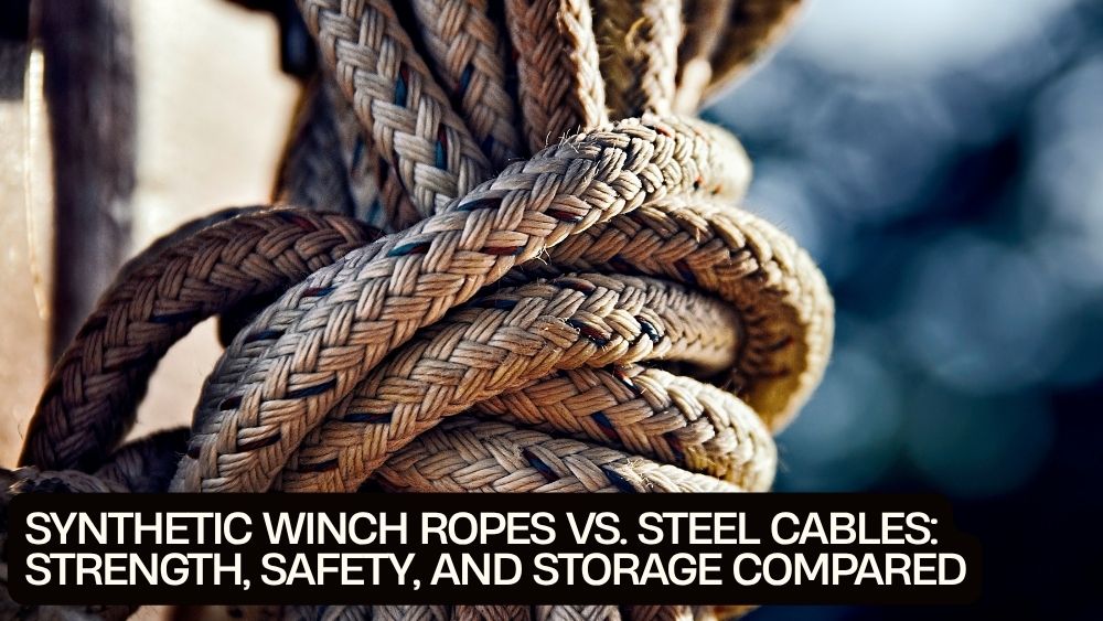 Synthetic Winch Ropes vs. Steel Cables: Strength, Safety, and Storage Compared