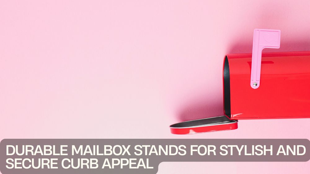 Durable Mailbox Stands for Stylish and Secure Curb Appeal