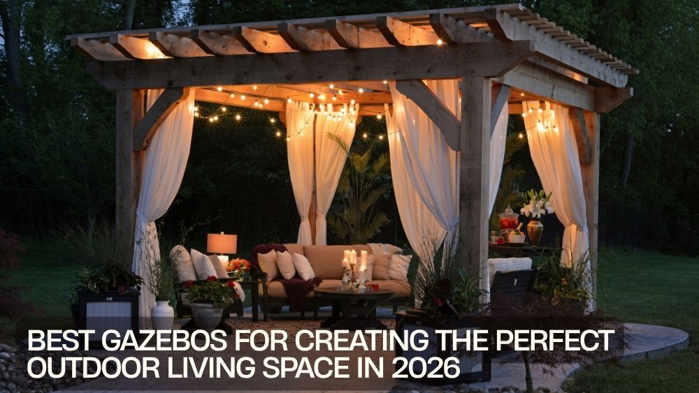 Best Gazebos for Creating the Perfect Outdoor Living Space in 2026