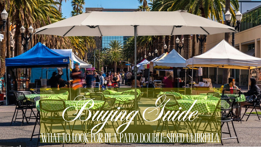 Buying Guide: What to Look for in a Patio Double-Sided Umbrella