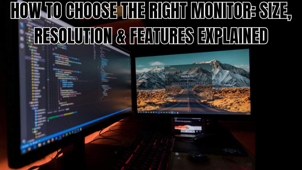 How to Choose the Right Monitor: Size, Resolution & Features Explained