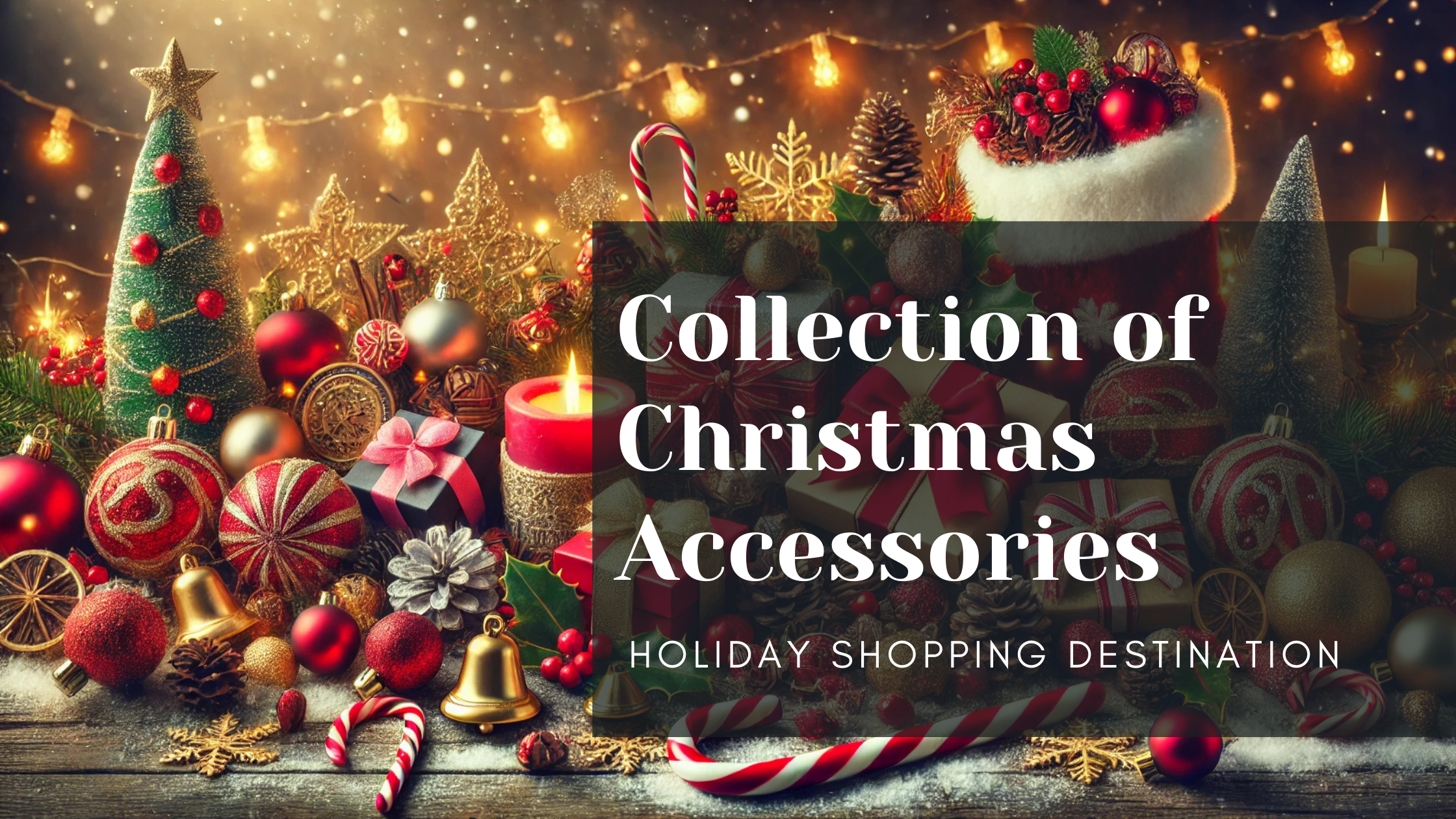 Shop Our Collection of Christmas Accessories: Your Ultimate Holiday Shopping Destination