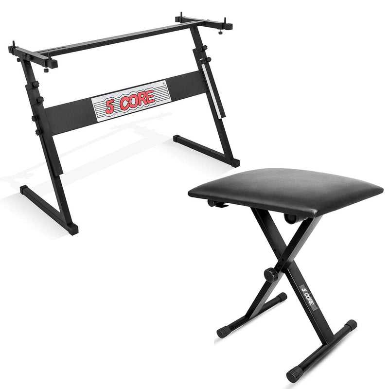 Adjustable keyboard stands for home and stage