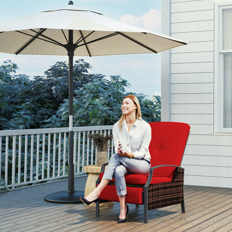 Outdoor sectionals for patios and backyard lounging