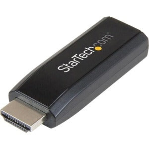 HDMI to VGA Converter with Audio - Compact Adapter - 1920x1200