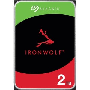 Seagate IronWolf ST2000VN003 2 TB Hard Drive - 3.5" Internal - SATA (SATA/600) - Conventional Magnetic Recording (CMR) Method 