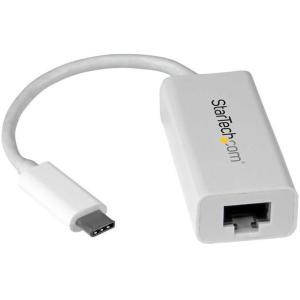 USB-C to Gigabit Ethernet Adapter - White - Thunderbolt 3 Port Compatible - USB Type C Network Adapter 