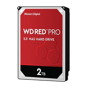 Western Digital Red Pro WD2002FFSX 2 TB Hard Drive - 3.5" Internal - SATA (SATA/600) - Conventional Magnetic Recording (CMR) Method 