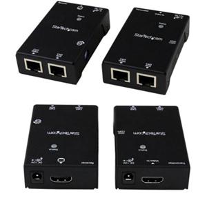 StarTech.com HDMI Over CAT5e/CAT6 Extender with Power Over Cable - 165 ft (50m) 