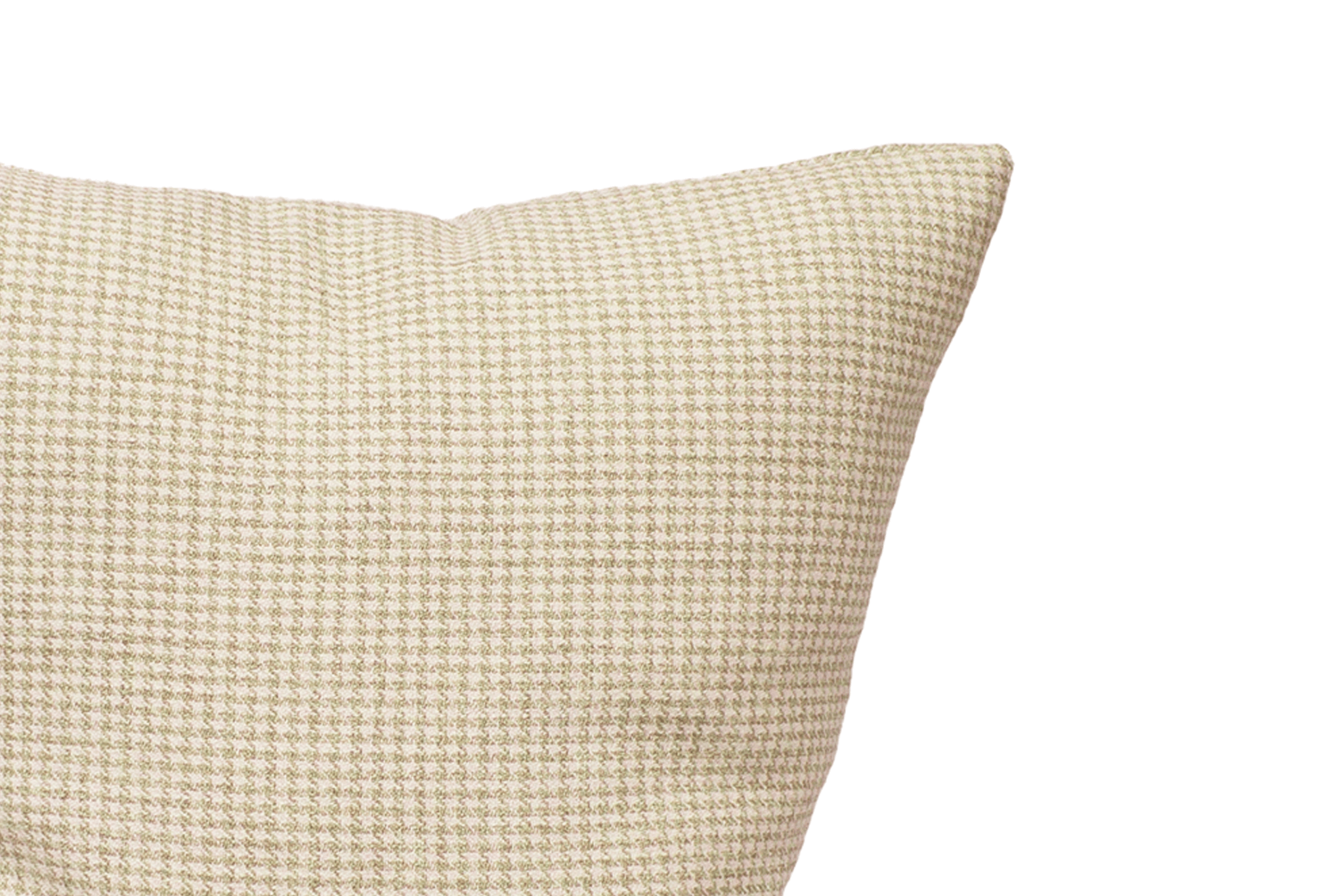 Oat Houndstooth Cushion Cover 