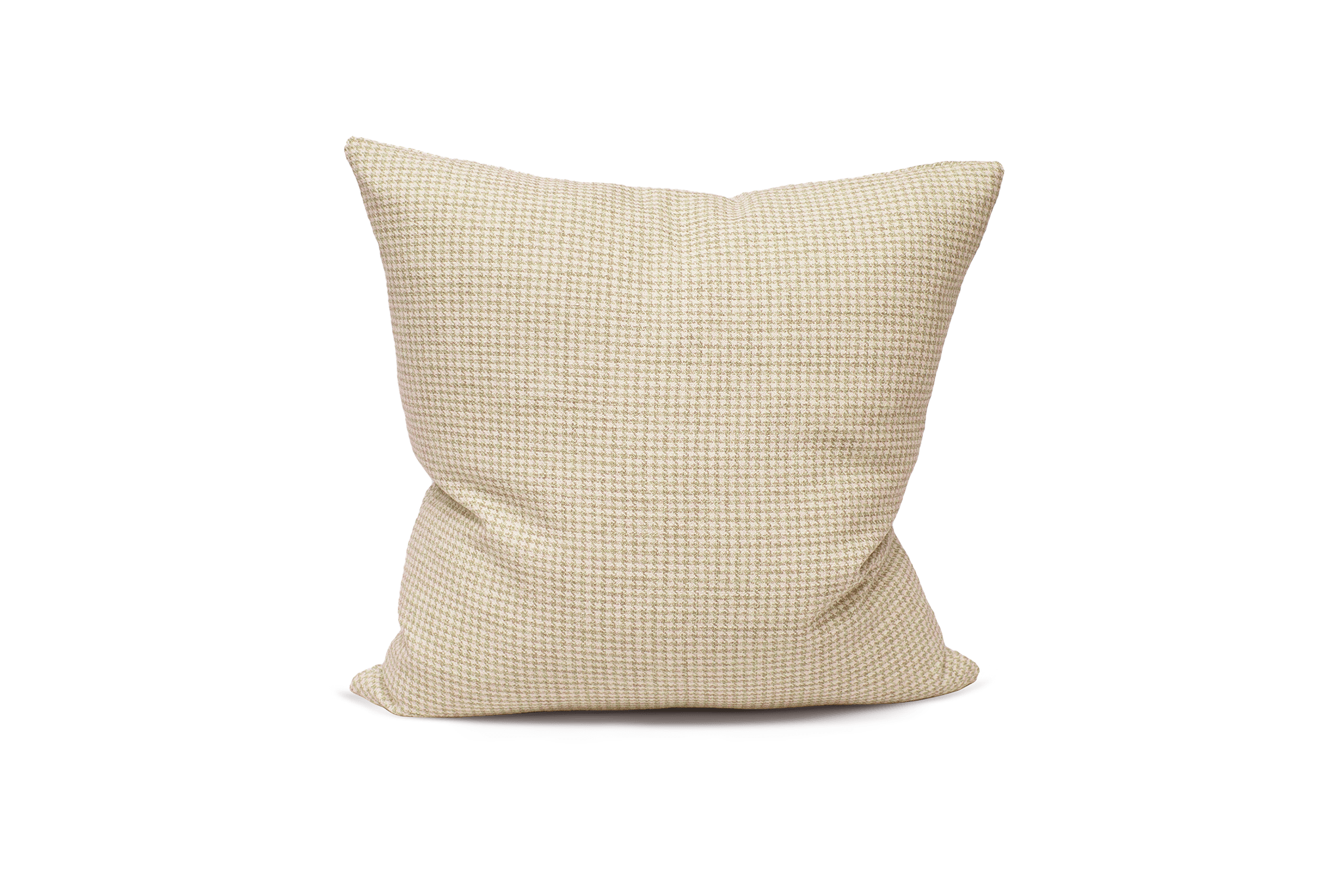 Oat Houndstooth Cushion Cover 