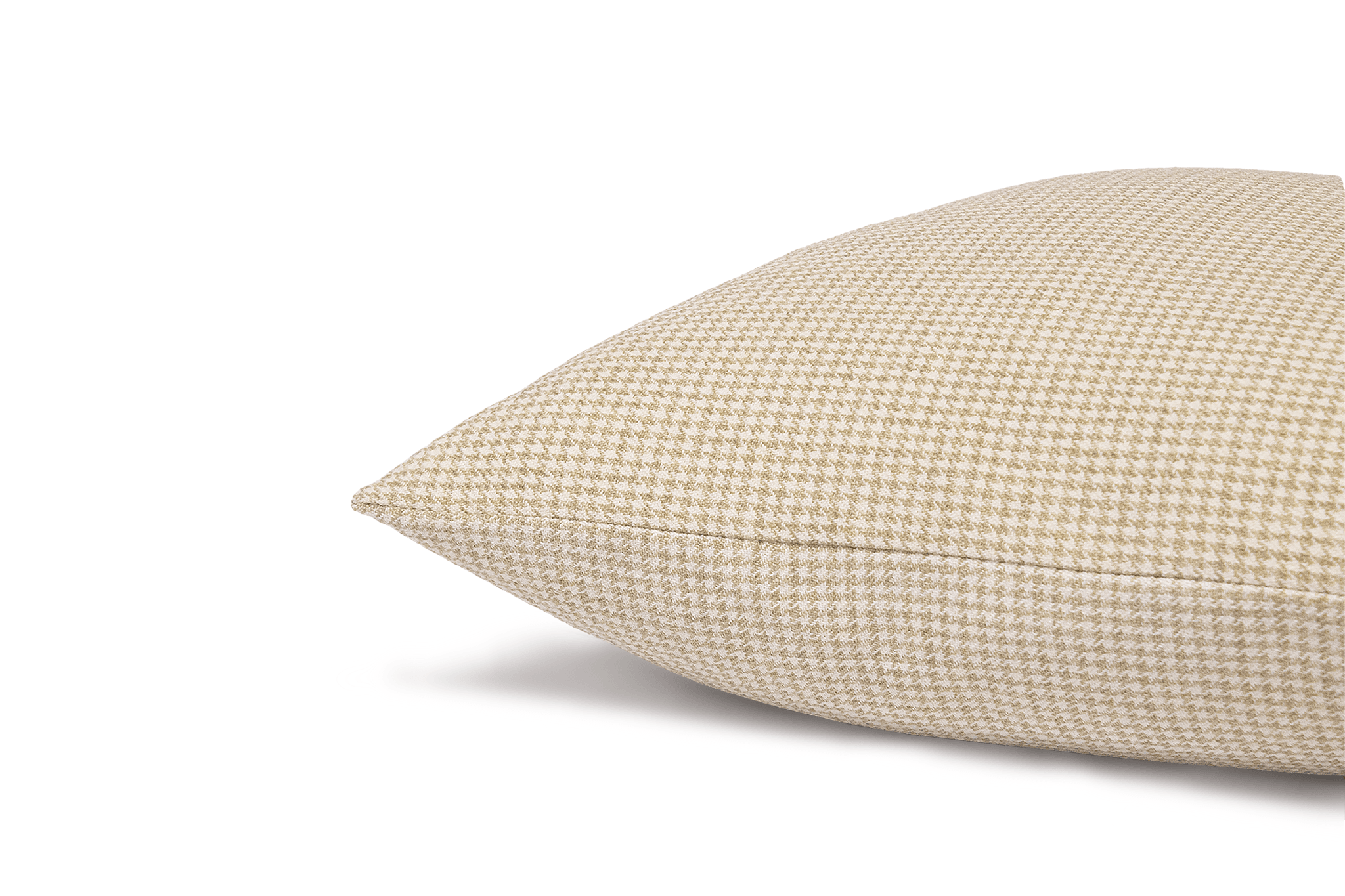 Oat Houndstooth Cushion Cover 