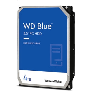 Western Digital Blue WD40EZAX 4 TB Hard Drive - 3.5" Internal - SATA (SATA/600) - Conventional Magnetic Recording (CMR) Method 