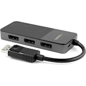 3-Port DisplayPort 1.4 Splitter, DisplayPort to 3x DP Multi-Monitor Adapter, Triple 4K Computer MST Hub, Windows Only~3-Port Multi Monitor Adapter, DisplayPort 1.4 to Triple 4K DP Video Splitter or Dual 4K, DisplayPort MST Hub Display Adapter 