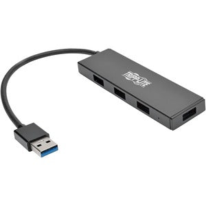 Tripp Lite by Eaton U360-004-SLIM 4-Port Ultra-Slim Portable USB 3.0 SuperSpeed Hub 