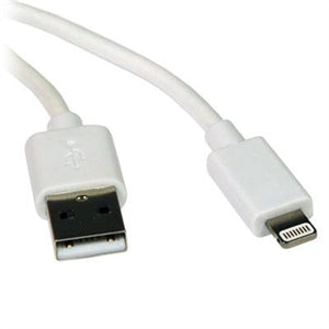 Tripp Lite 6ft Lightning USB/Sync Charge Cable for Apple Iphone / Ipad White 6' 